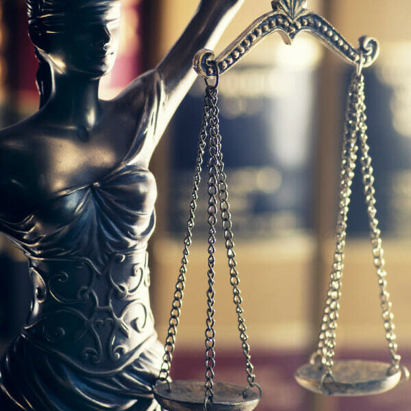 Lady Justice and her scales of justice